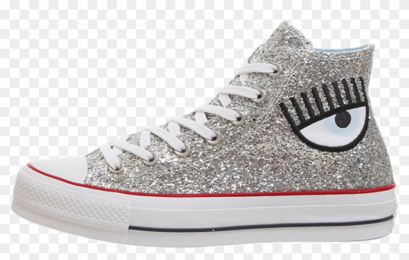 converse x chiara ferragni women's chuck taylor glitter high top sneakers