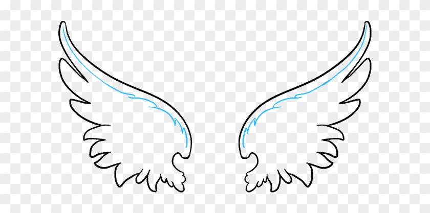 easy wolf drawing with wings