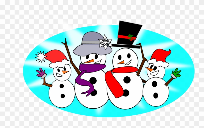 Download Snowman Clipart Png - Snowman Family Svg, Transparent Png - 800x452(#2307928) - PngFind