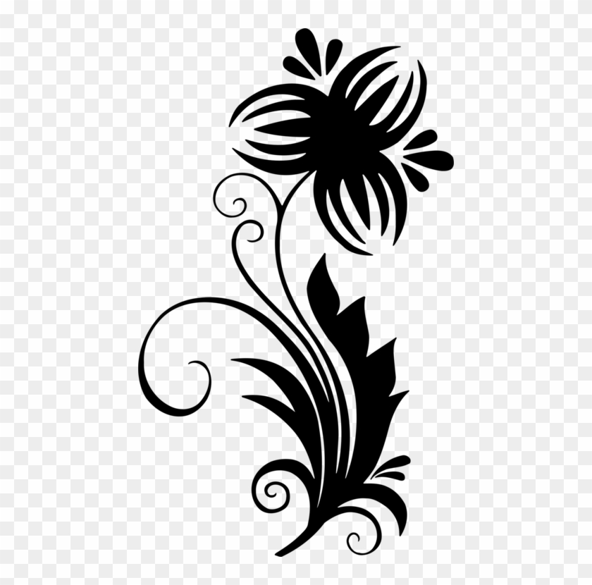 Floral Design Flower Drawing Leaf Line Art Hd Png Download 448x750 Pngfind