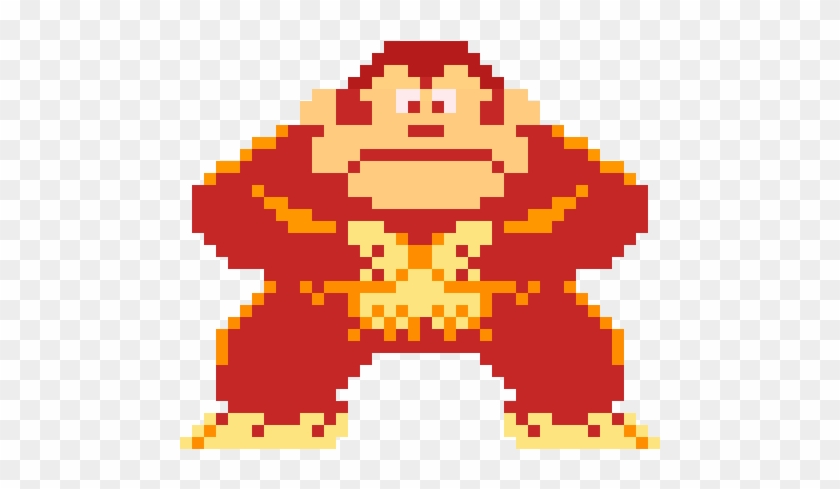 Pixelated Donkey Kong - Pixelated Monkey, HD Png Download - 1200x1200