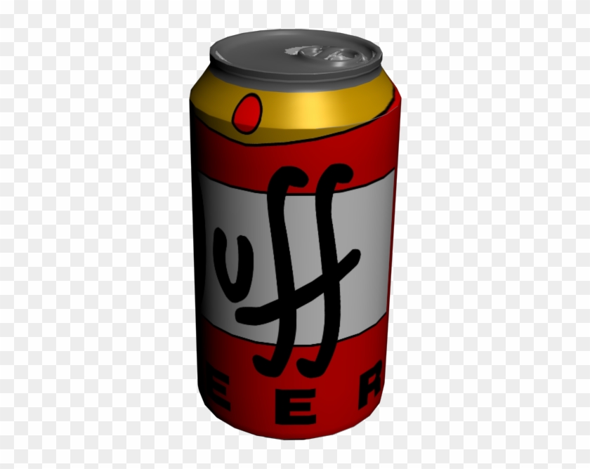 Drink Beer Can 3d Model Max Obj Mtl 1 - Duff Beer, HD Png Download ...