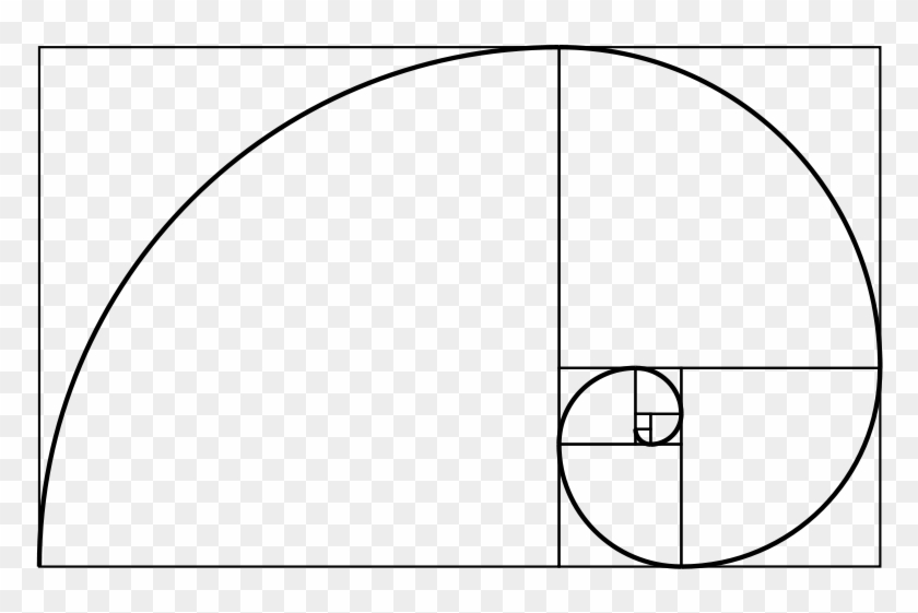 A - Fibonacci Spiral, HD Png Download - 800x506(#2349026) - PngFind