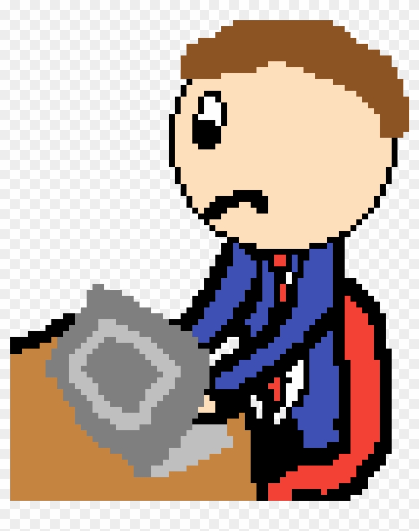 Barney On The Computer - Cartoon, HD Png Download - 1200x1200(#2350085 ...