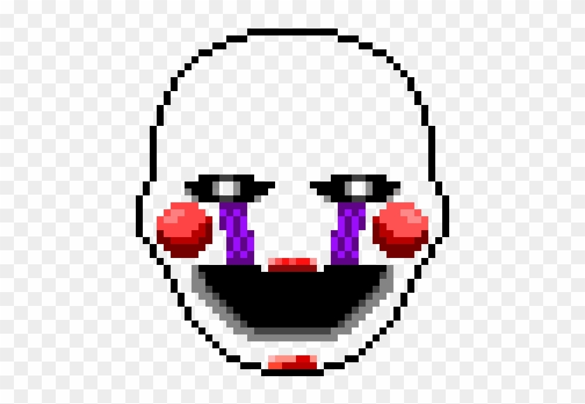 Drawn Pixel Art Fnaf Puppet Grid Minecraft Pixel Art, HD, 41 OFF