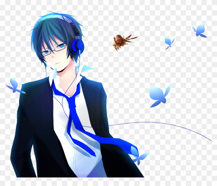 128×128 Osu Profile Pictures - Anime Boys With Headphones, HD Png Download  - 1589x1287(#2357174) - PngFind