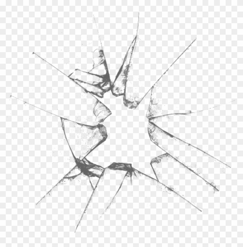 cracked glass transparent png