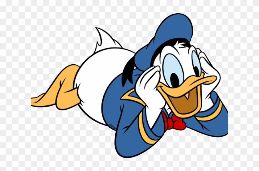 Donald Duck Clipart Disney Character - Clip Art Donald Duck, HD Png  Download - 640x480(#2368125) - PngFind