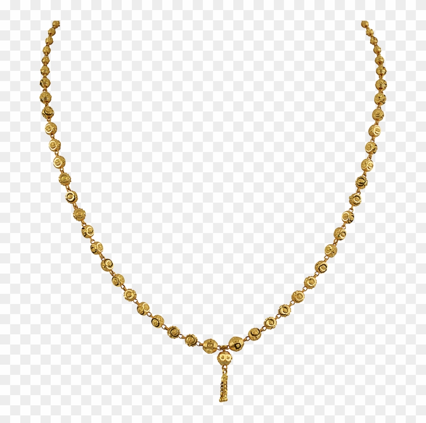 For A Change, A Beaded Slender Gold Chain By Orra - 1 Tola Gold ...