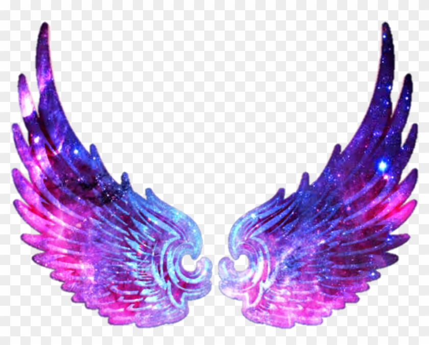 Wings Tumblr Galaxy Angel Fantasy Cute Bluewings Tiktok Hd Png Download 909x690 2374631 Pngfind - galaxy wings roblox