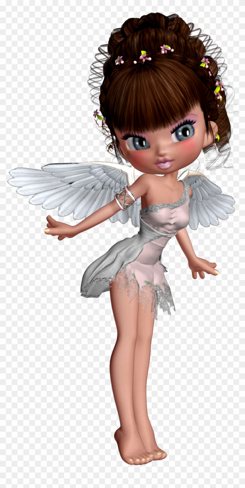 Cute 3d Little Angel Png Picture Angel Clipart, Cute - Angel 3d Png,  Transparent Png - 1000x1735(2375323) - PngFind