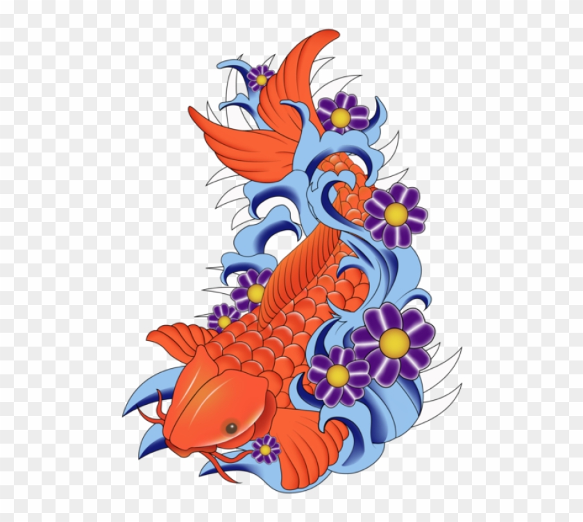 Download Koi Fish Vector Koi Fish Vector Png Transparent Png 518x690 2376093 Pngfind