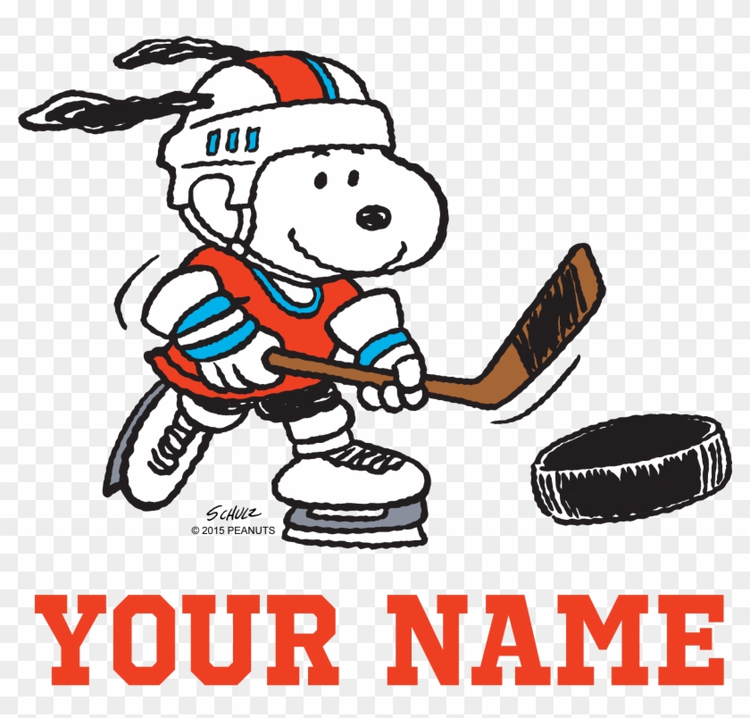 Snoopy Clipart Hockey Hockey Snoopy, HD Png Download 1952x1777