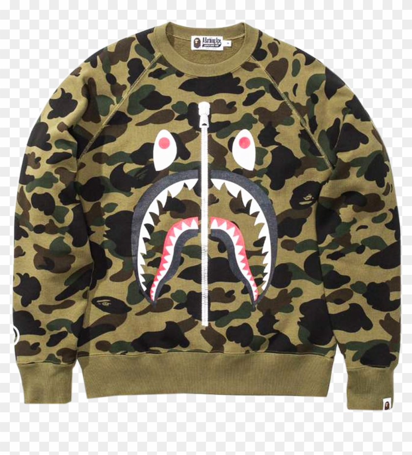 bape shark one point tee