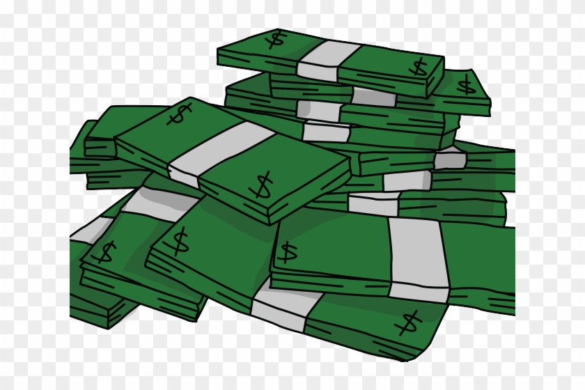 Download Cash Clipart Cash Stack - Stacks Of Money Clipart, HD Png ...
