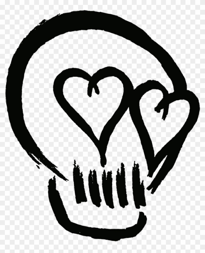 5sos Transparent Skull - 5sos Skull Logo Transparent, HD Png Download -  500x625(#2397549) - PngFind