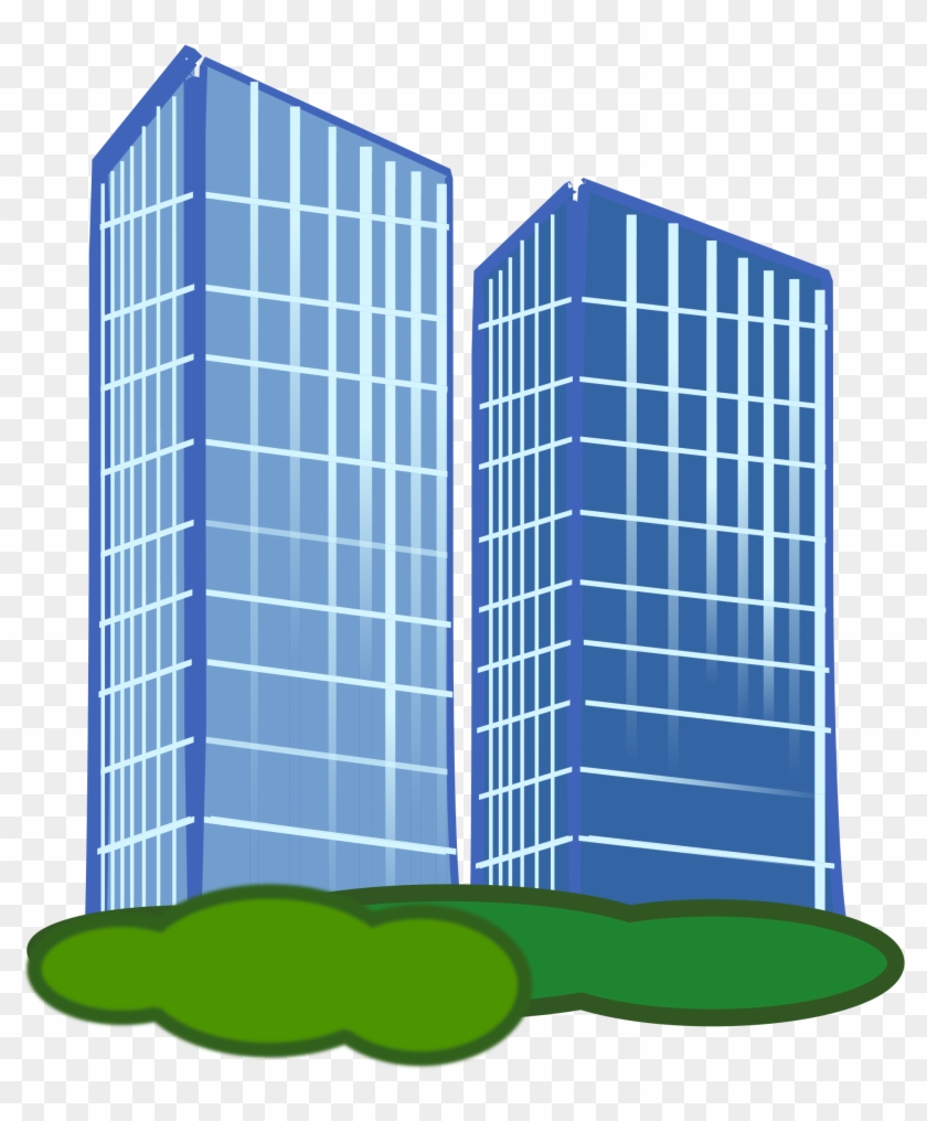 Skyscraper Clipart Apartment Building - Cartoon Building No Background, HD  Png Download - 2400x2400(#242738) - PngFind