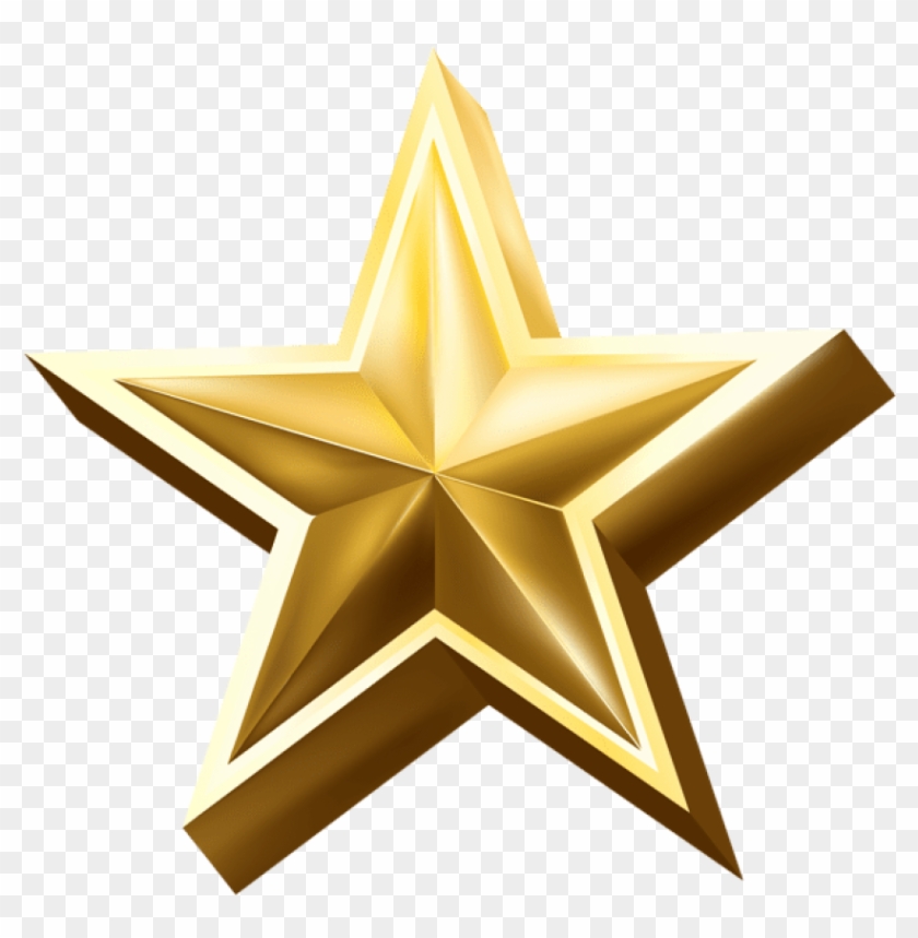 Free Png Gold Star Png Images Transparent Golden Star