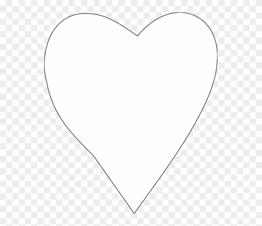 Heart Symbol Sheet Page Black White Line Art 555px - White Heart Icon  Transparent Background, HD Png Download - 555x645(#248863) - PngFind