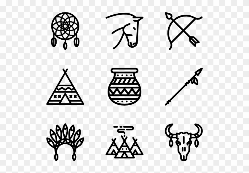 Download Vector Royalty Free Stock Native American Icon Packs ...