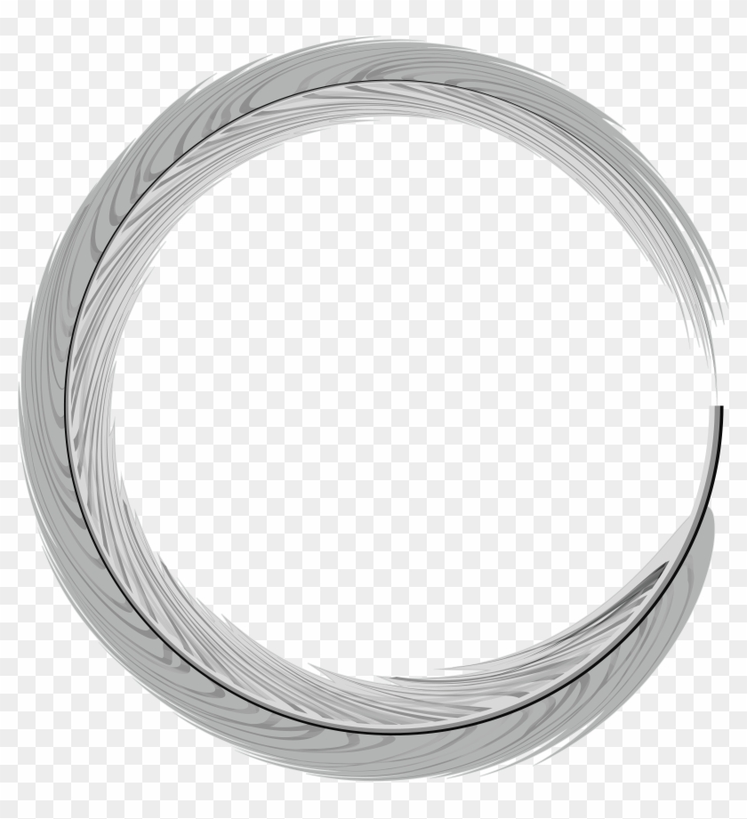 transparent round frame