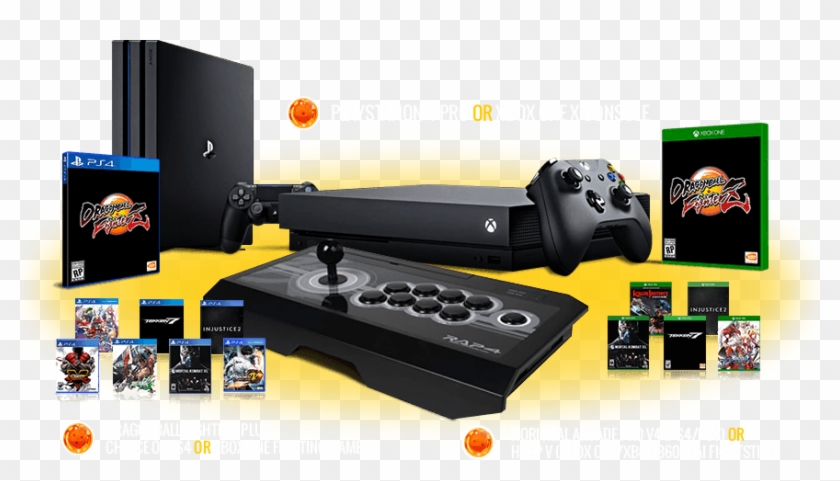 Sony Ps4 Pro Or Xbox One X Gaming Console Giveaway Video Game Console Hd Png Download 870x457 Pngfind