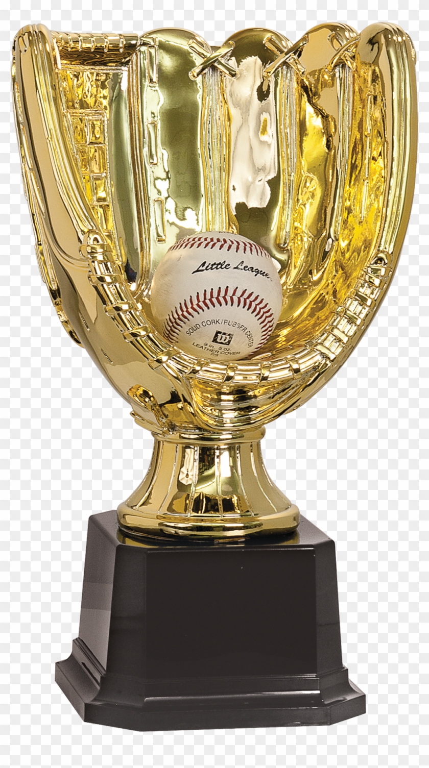 Bright Gold Glove Trophy Baseball, HD Png Download 1800x1800