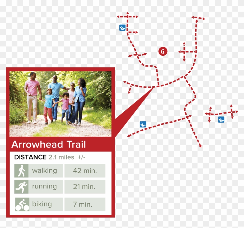 Parallel Trail Map Trails Arrowhead Trail - Parallel, HD Png Download - 2000x2944(#2427845 ...