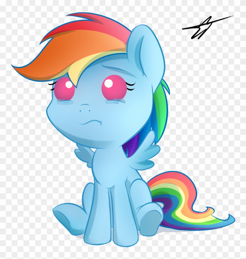 3045325 - safe, artist:mlplary6, rainbow dash, pegasus, pony, g4, animated,  baby, baby dash, baby pony, block, blocks, female, filly, filly rainbow dash,  foal, gif, smiling, solo, toy, younger - Derpibooru