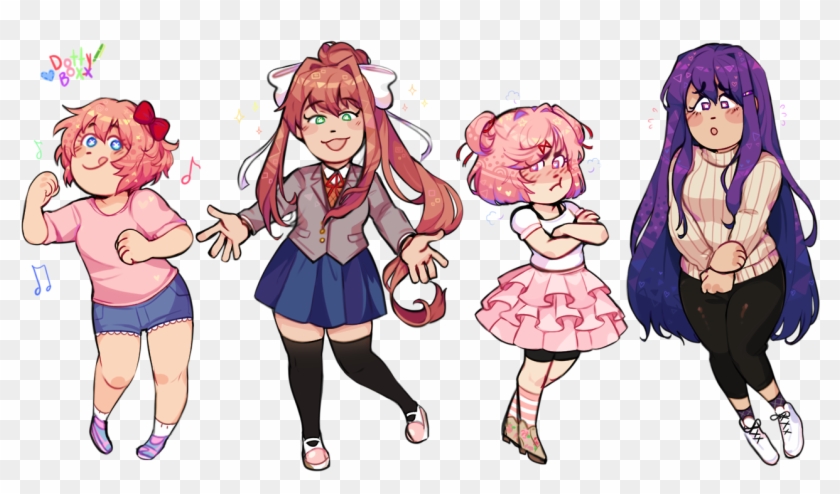 Source Dottyboxx Game Grumps Doki Doki Fanart Hd Png Download 1280x703 2441337 Pngfind