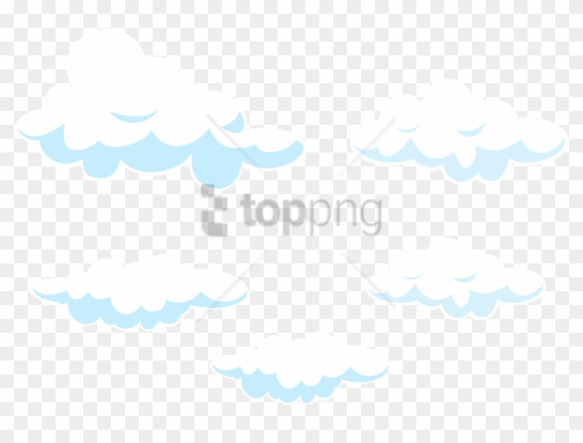 Free Png Clouds Drawing Png Png Image With Transparent - Cartoon Clouds  Transparent Background, Png Download - 850x591(#2449983) - PngFind