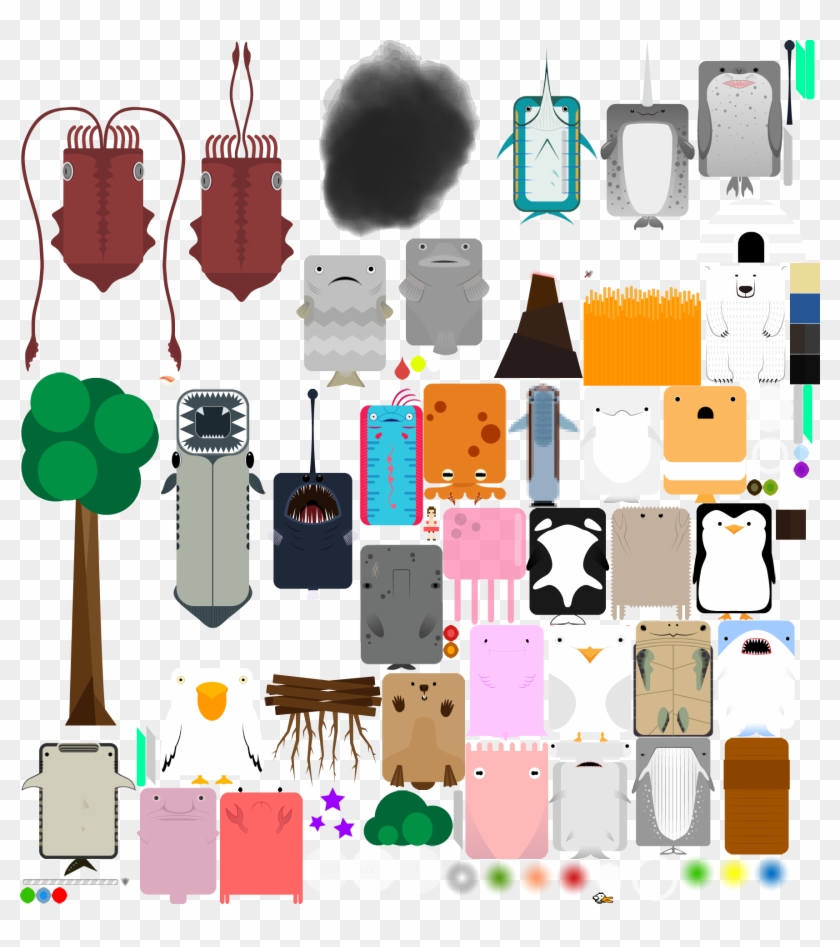 How To Survive Each Evolution - Deeeep Io Custom Assets, HD Png Download(17...
