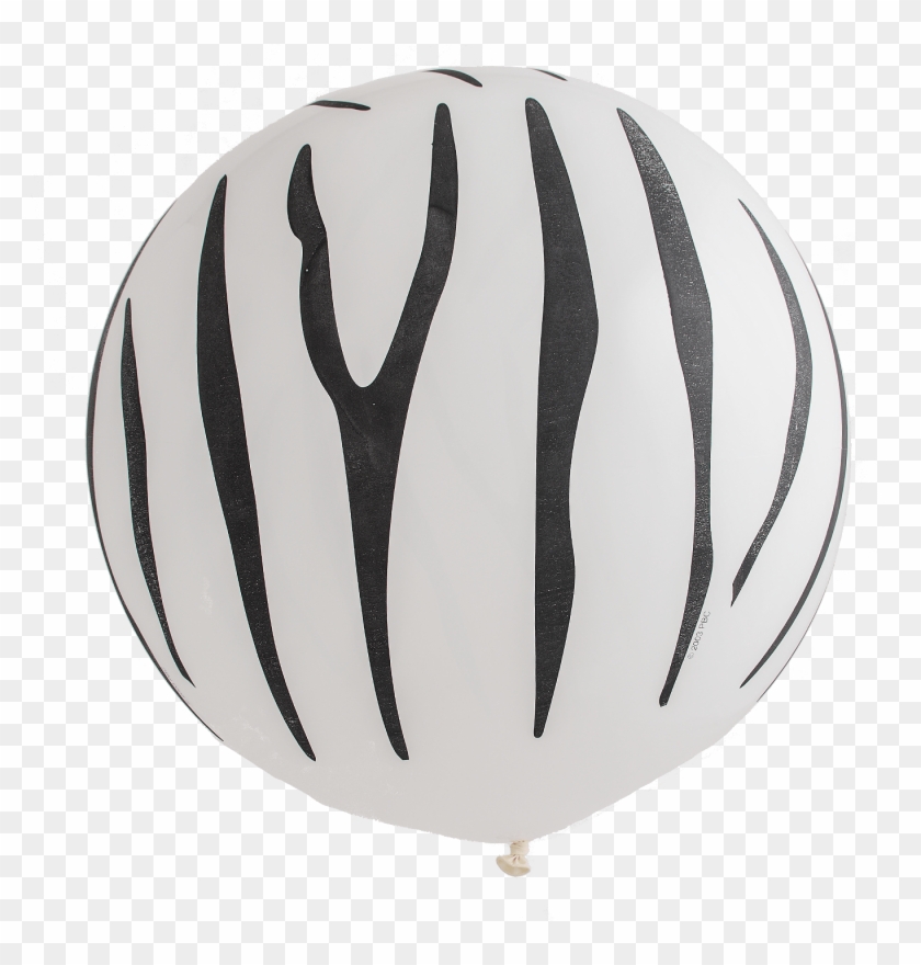 Zebra Stripes Giant Balloon - Balloon, HD Png Download - 1400x1400