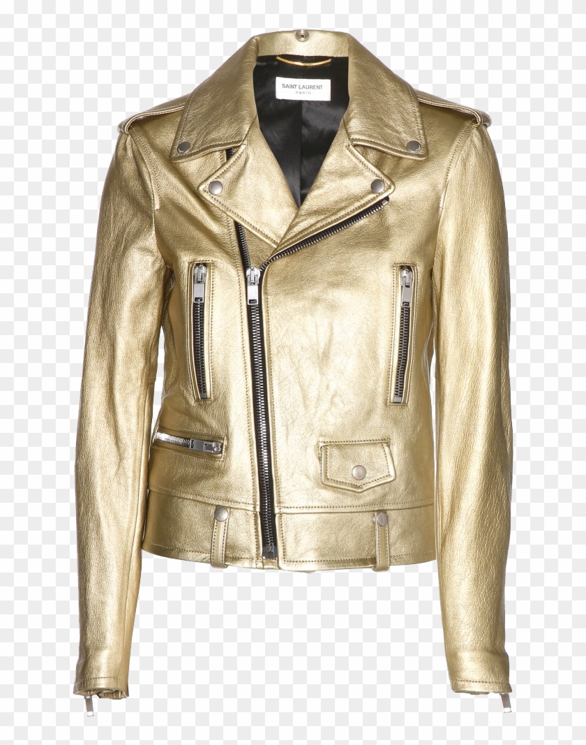 saint laurent gold jacket