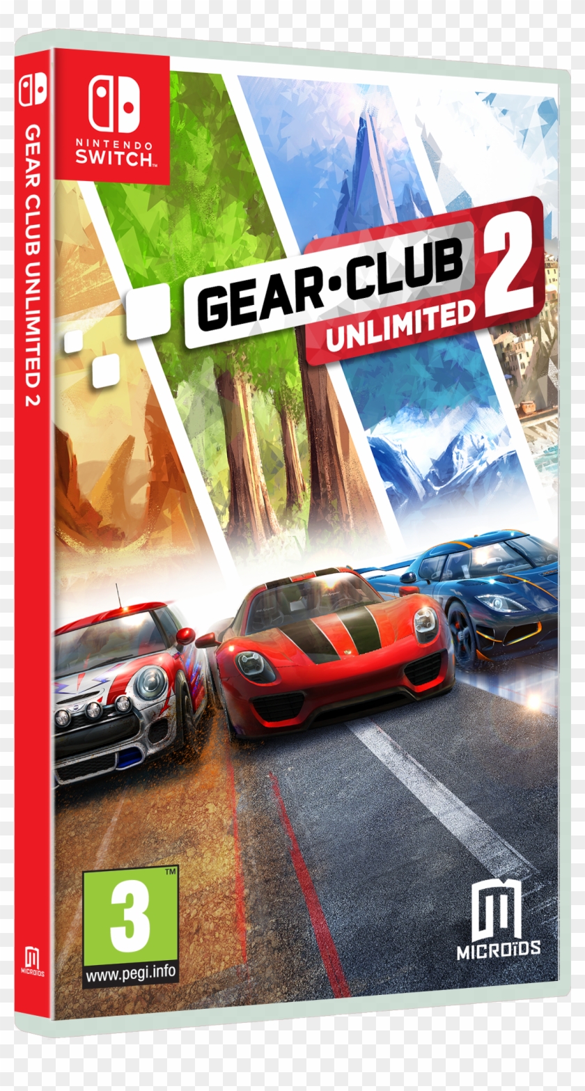 Gcu2 3d Pegi - Gear Club Unlimited 2 Nintendo Switch, HD Png Download