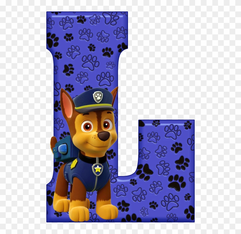 l-de-alfabeto-decorativo-paw-patrol-alphabet-l-hd-png-download