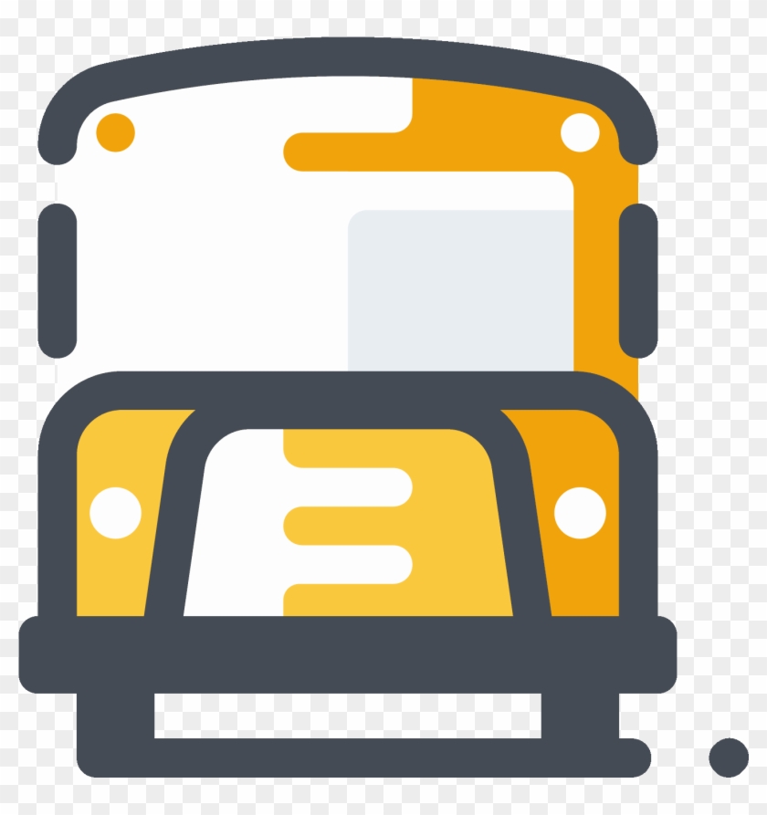 Bus Vector Food - School Bus, HD Png Download - 1600x1600(#2486364