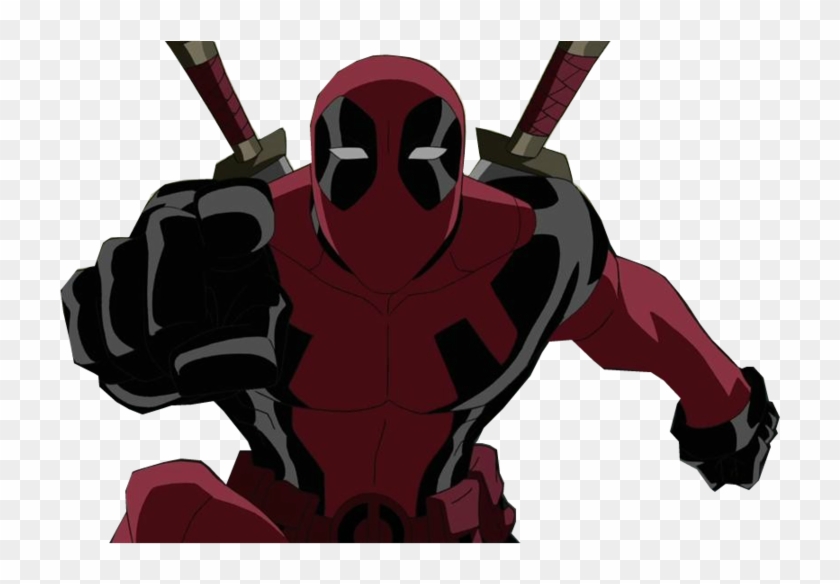 Deadpool Ultimate Spider Man - Deadpool Animated, HD Png Download -  900x503(#2495369) - PngFind