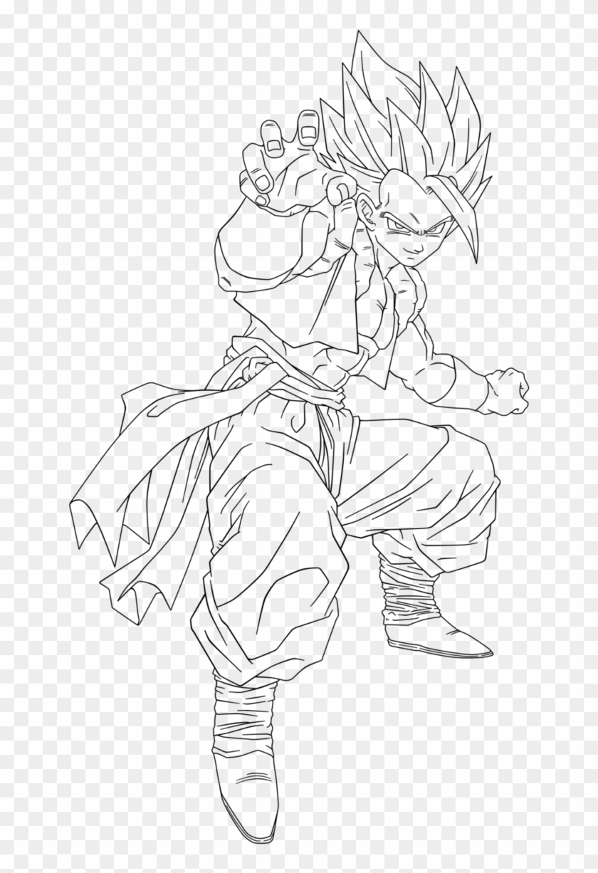 Gogeta Ssj4 Coloring Pages 6 By Stephanie - Gogeta Ssj4 Para