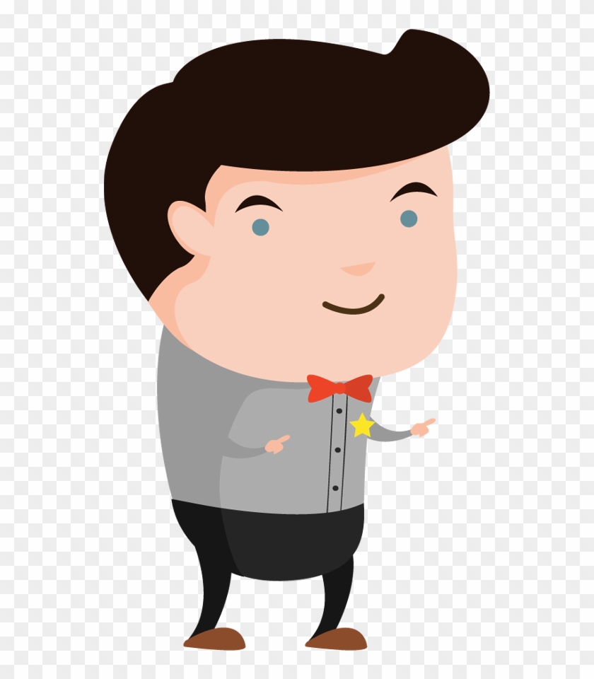 Cartoon Man Pointing 1designshop - Cartoon Guy Transparent Background, HD  Png Download - 550x890(#2496396) - PngFind