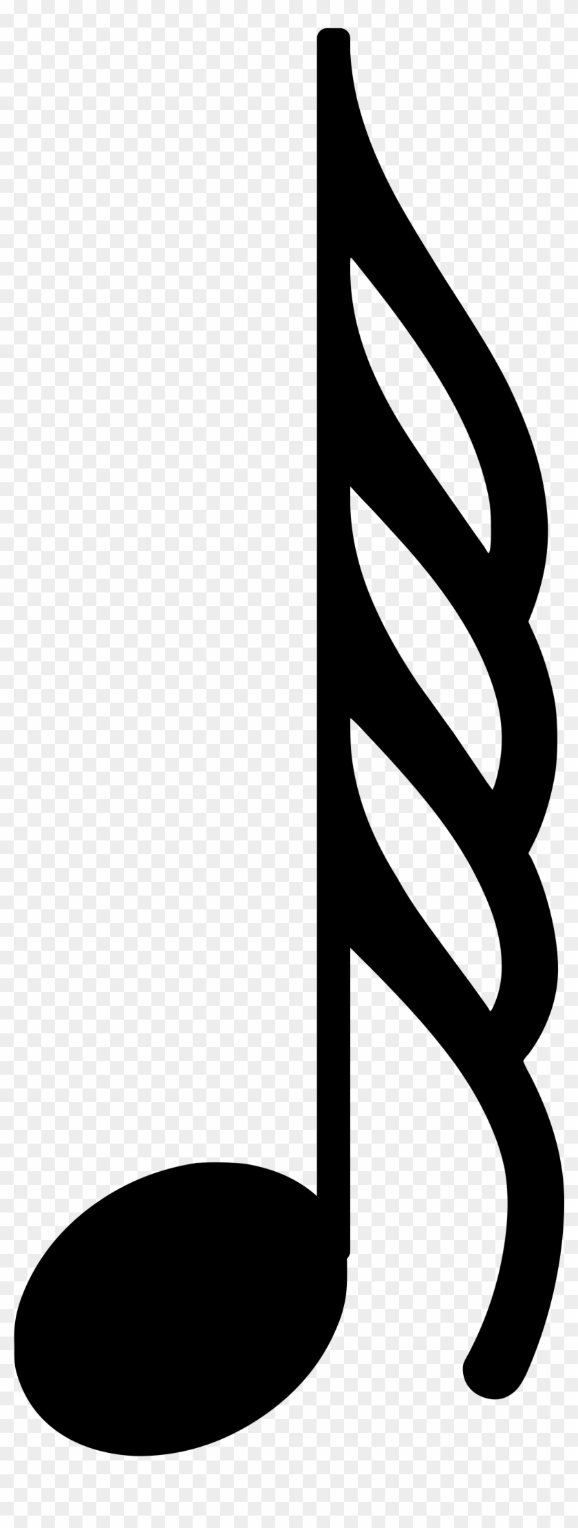 Vector Free File Th Note Svg Wikimedia Commons Open - 64th Note, HD Png ...