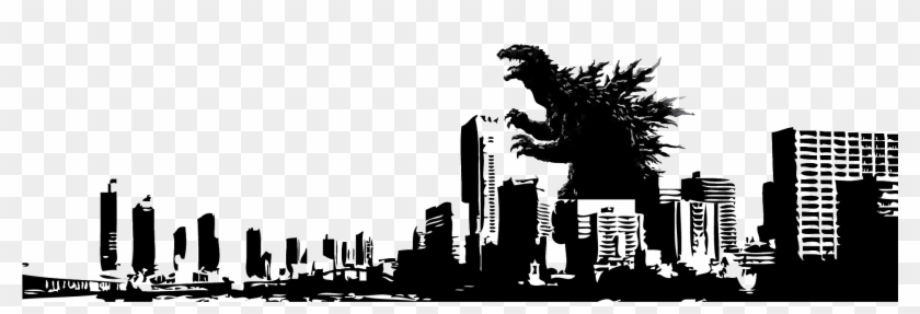 Godzilla Attacking A City - Godzilla Background, HD Png Download -  1920x1200(#258272) - PngFind