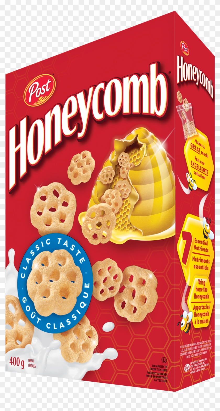Box Of Honeycomb - Post Honeycomb Cereal 400g, HD Png Download ...