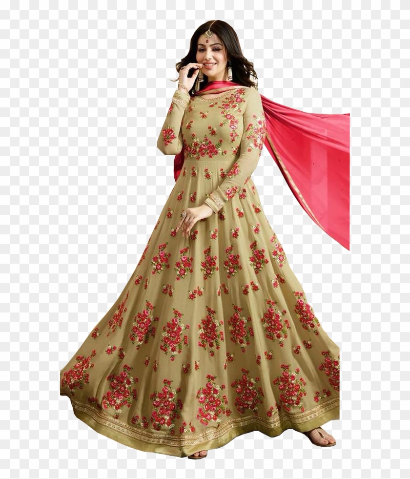 anarkali party wear gown