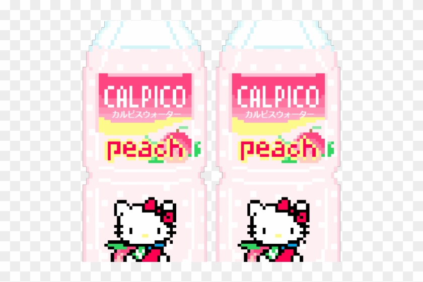 Aesthetic Clipart Calpico Hello Kitty Transparent Kawaii Hd Png Download 640x480 Pngfind