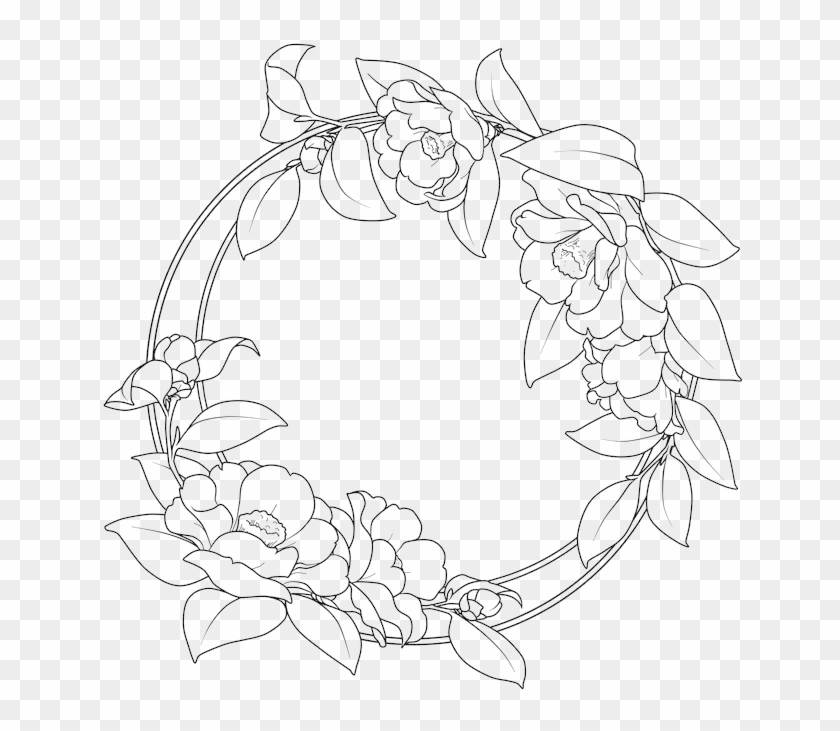 Featured image of post Circle Flower Border Design Black And White / Mandala round floral ornament isolated on white background decorative design element black and white outline vector illustration for coloring.