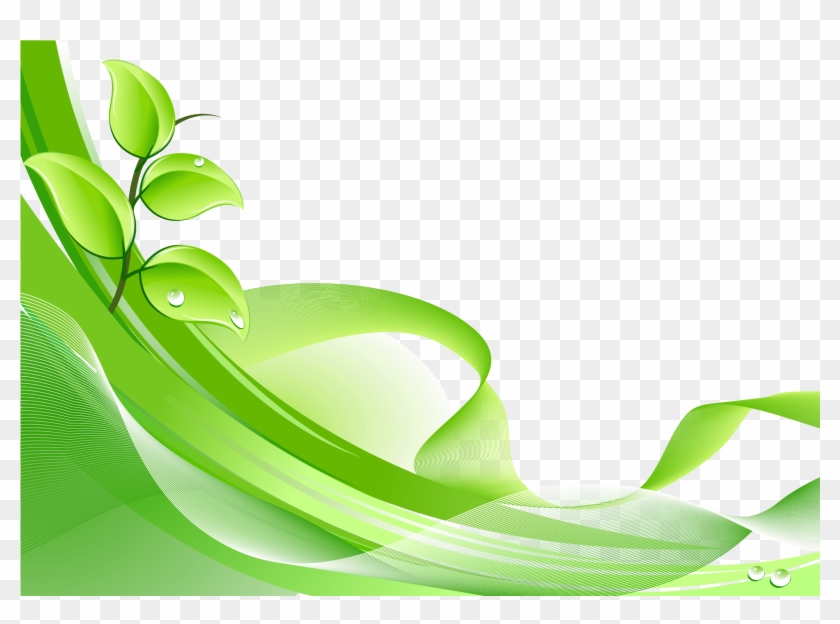 Green, Encapsulated Postscript, Graphic Design, Computer - Vector Leaves Background  Png, Transparent Png - 2309x2133(#2510653) - PngFind