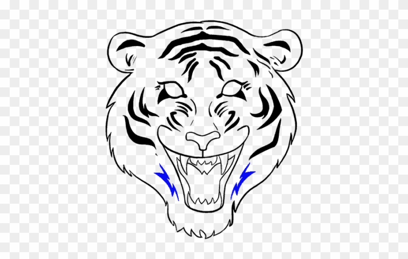 Tiger Face Easy - Tiger Face Drawing Easy, HD Png Download - 600x531(#2523562) - PngFind Tiger Face Easy - Tiger Face Drawing Easy, HD Png Download - 600x531(#2523562) - PngFind