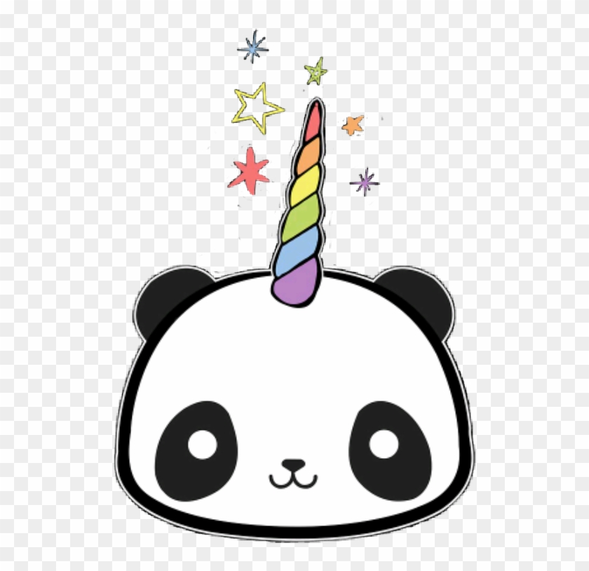 Png Image With Transparent Background Kawaii Unicorn Panda Cute Png Download 517x734 Pngfind