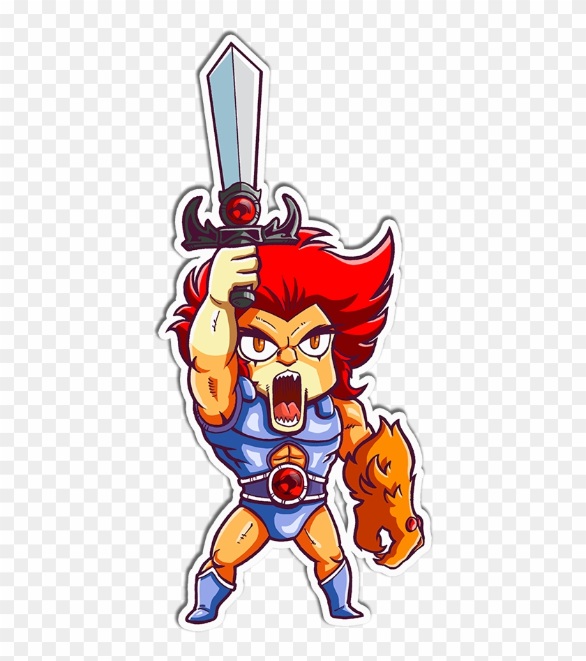 Good Stickers Thundercats Leon-o On Behance This Month - Cartoon, HD Png  Download - 600x890(#2524988) - PngFind